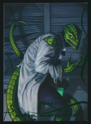 2022 Marvel Masterpieces Emerald Green #16 Lizard 06/25