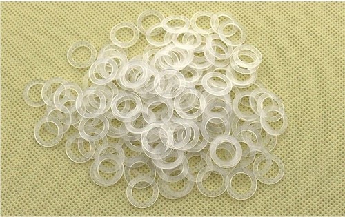 100PCS M3~M20 New Clear Soft Gasket Metric Nylon Plastic Insulation Flat Washers - Bild 6 von 7
