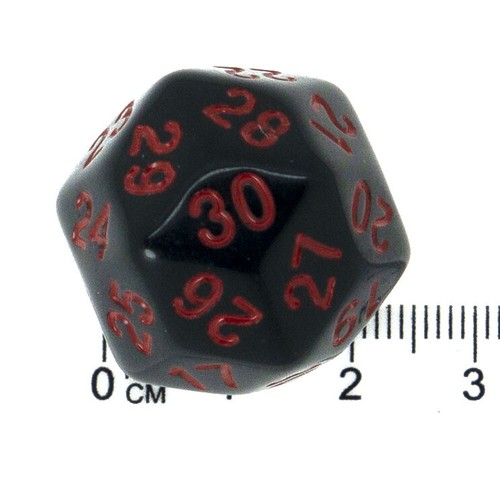 D30 Spindown Dice (Select Colour) / 30 Sided RPG DND Dungeons and Dragons Maths - Picture 32 of 36