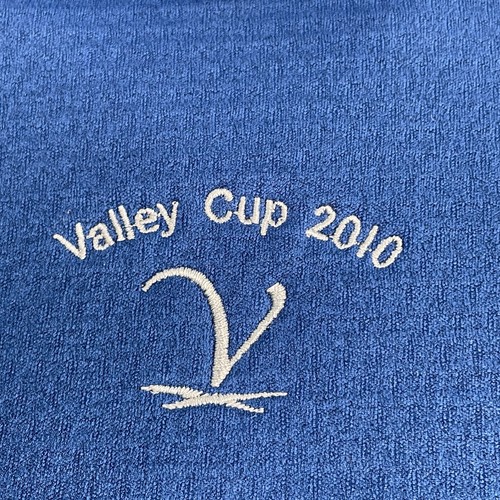 Nike Sweater Mens Large Blue Long Sleeve Pullover Golf 1/4 Zip Therma-Fit - Picture 7 of 13