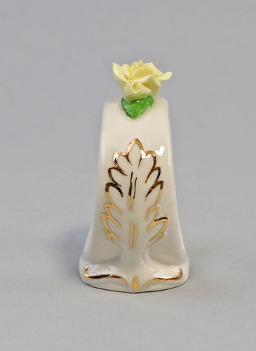 9959385 Porcelain 1 Napkin Ring Yellow Rose Gold Ens/Ernstbohne 6x2, 5x6cm - Picture 3 of 6