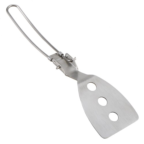 Stainless Steel Folding Spatula Food Turner Outdoor Camping Cooking WF W4P6 - Picture 6 of 9
