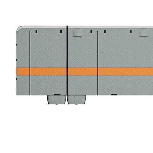 Outdoor 27-30FT Camping Trailer Cover: Tearproof Snow Proof Design w/ Vent Holes - Picture 9 of 10