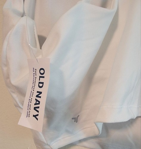 Old Navy White Strappy Powerpress Long Line Sports Bra Xlarge - Bild 3 von 4