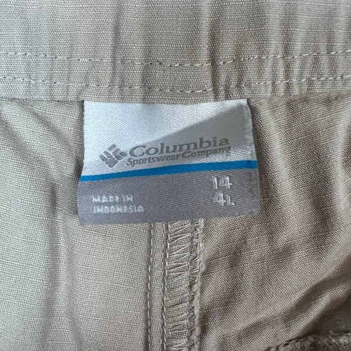 Columbia Golfshorts Damengröße 14 khaki hellbraun Freizeit Wandern Alltag Shorts - Bild 2 von 15