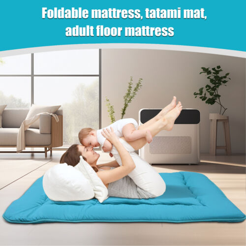 Futon Mattress Japanese Portable Floor Roll Up Tatami Mat Twin Full Queen King - Picture 8 of 12