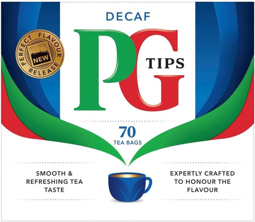 PG Tips Decaf 70 Ct Tea Bags - 2 Pack - Picture 10 of 12