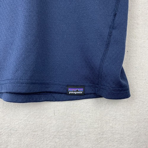 Patagonia Capilene Baselayer Performance Crew Long Sleeve Blue Kids XS 5/6 - Picture 2 of 5