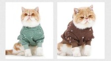 Autumn Cat Clothing Winter Cat Hooded Coat Pet Keep Warm Jacket Cat Supplies