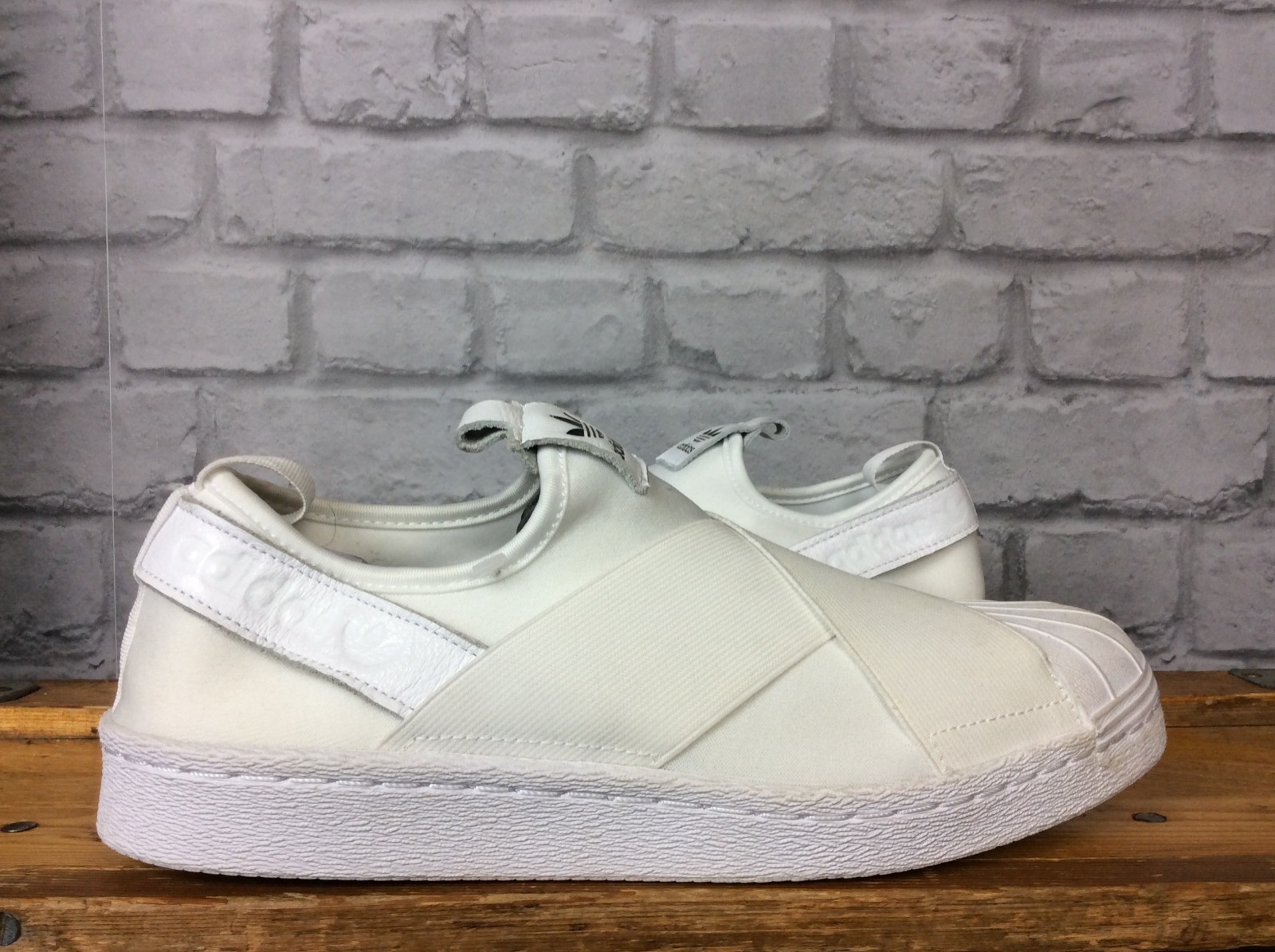 Adidas Femmes UK 7 EU 40 blanc 2/3 Originals blanc 40 mono Superstar Slip On Baskets 134a71 Adidas Femmes UK 7 EU 40 blanc 2/3 Originals blanc 40 mono Superstar Slip On Baskets 134a71
