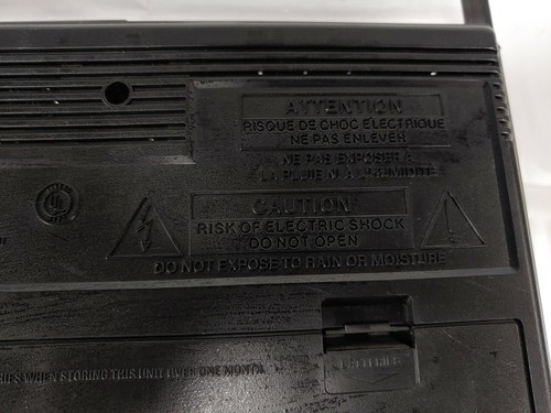 Registratore Radio/Cassette Stereo General Electric GE Modello 3-5233B AM/FM Vintage - Foto 6 di 12