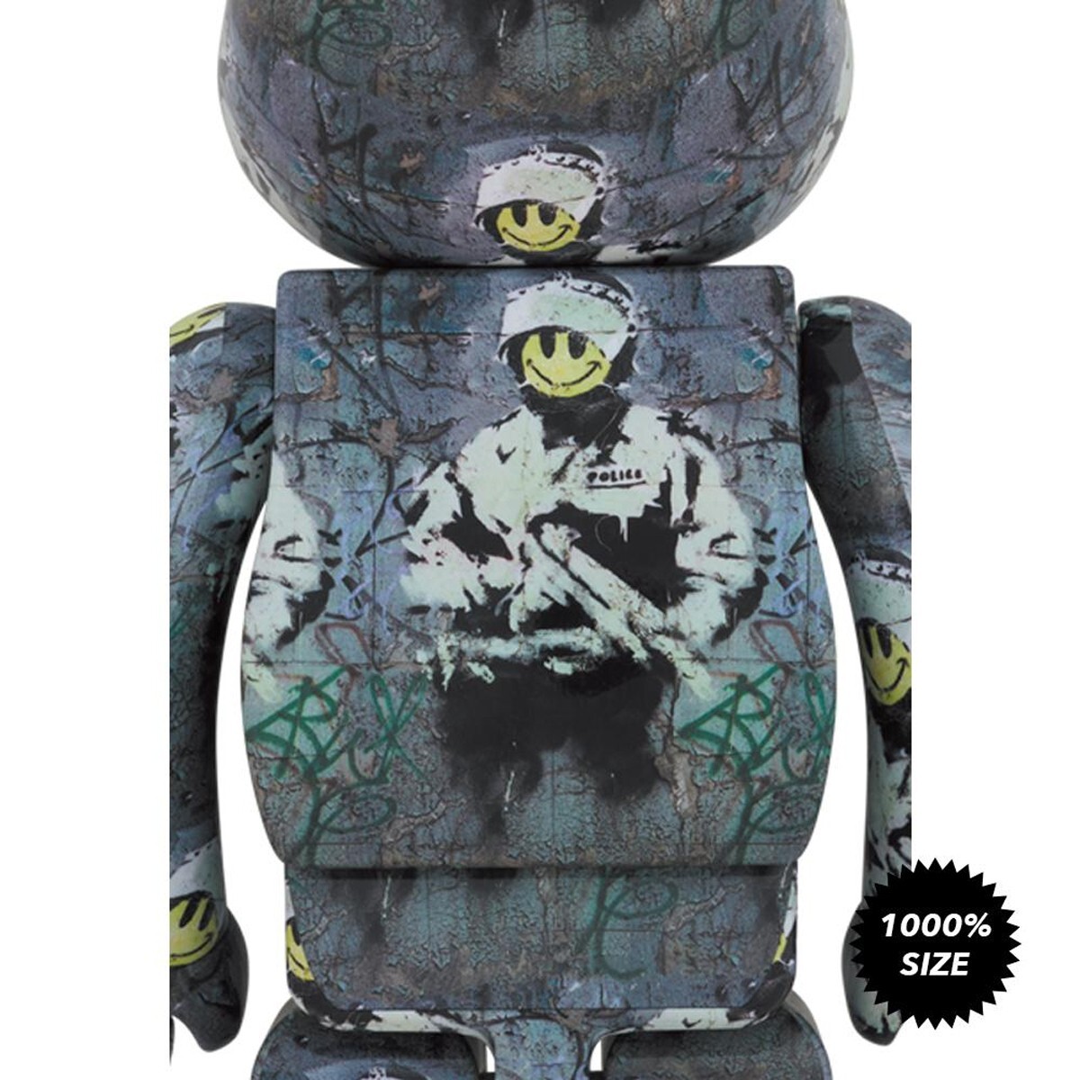 BE@RBRICK - BE@RBRICK RIOT COP 1000％ Amazon.com: Medicom Riot Cop 1000% Be@rbrick Collectible
