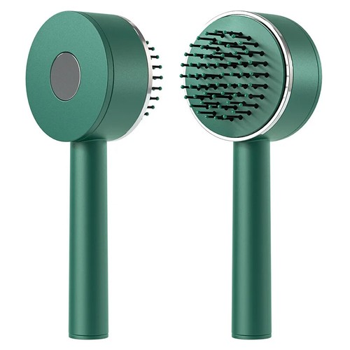 Self Cleaning 3D Air Cushion Scalp Massage Brush - One-Key Quick Hair Comb Tool - Picture 12 of 13