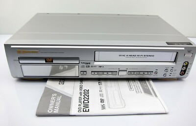 Emerson Ewd22 Dvd Player Vcr Vhs Player Recorder Combo 4 Head Hi Fi W Manual Ebay