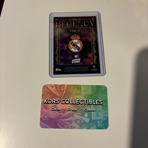 Real Madrid VINI JR VINICIUS - TOPPS REGENCY LONDON REGENT STREET EXCLUSIVE SSP - Picture 2 of 2