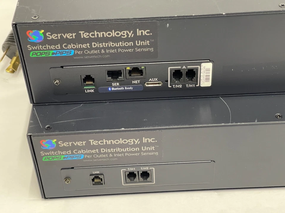 Lot of 2 Servertech Switched:1 x CWG-16H1B454 MASTER & 1 x 16H1B454/TH Expansion - Image 2 of 4