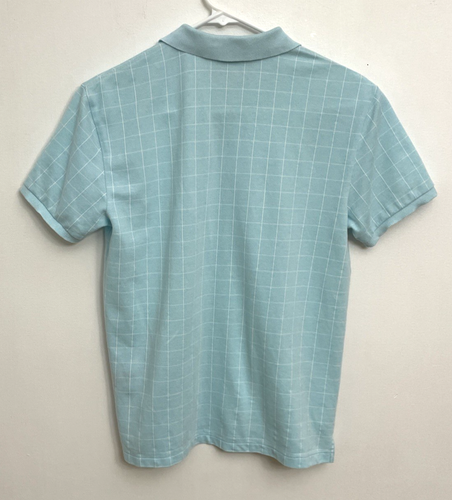 Ralph Lauren Golf Women's Polo Shirt Sz SP Lt Blue White Windowpane S/S Cotton - Picture 6 of 6