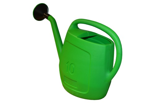 3 X Gießkanne 10L in Grün mit Aufsteckbrausekopf für Garten Grab Beet Blumen - Bild 3 von 5