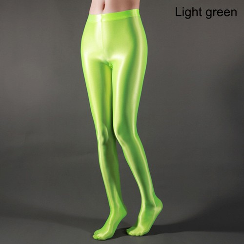 Collants opaques pour femmes taille haute bas brillants satin brillant - Photo 9/21