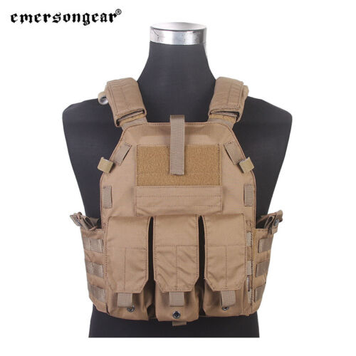 Emersongear Protective 094K Tactical Vest Body Armor Plate Carrier W/ Mag Pouch - Picture 46 of 56