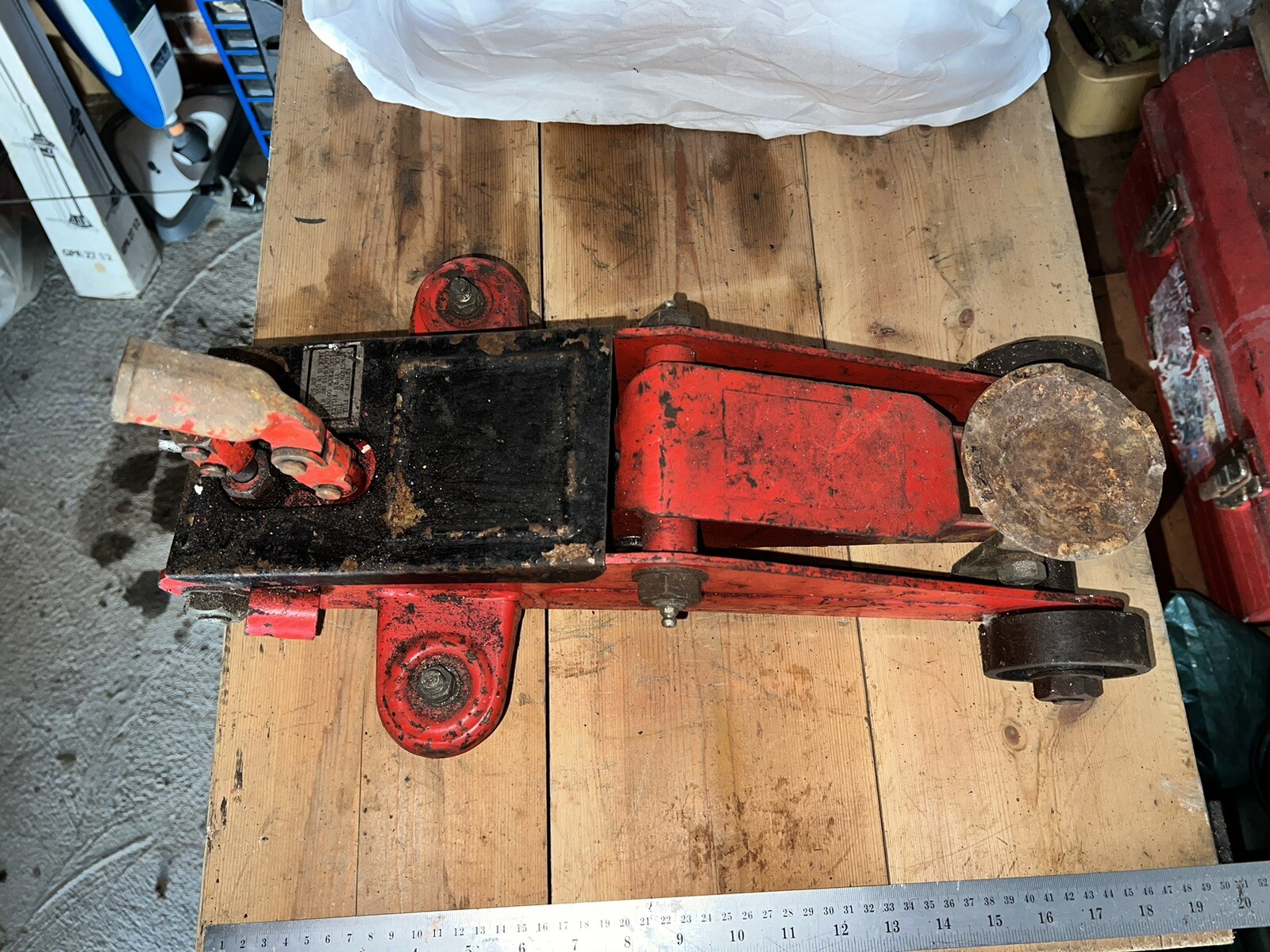 Vintage Heavy Duty Trolley Jack eBay