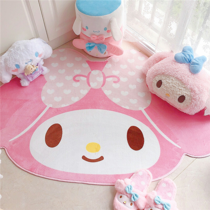My Melody Sweet Non-Slip Door Mat Floor Mat Pink Carpet Cosplay