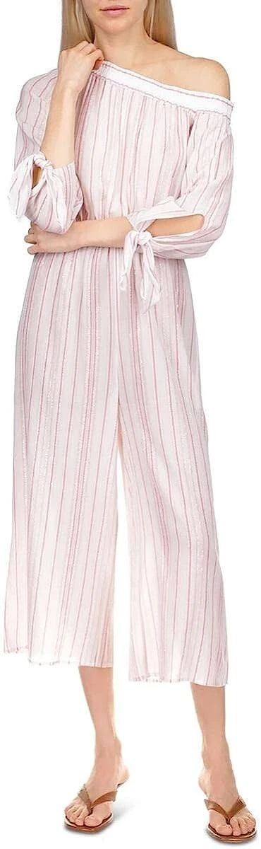Michael kors striped on sale jumpsuit