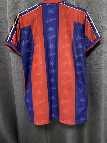 Barcelona 1995/1997 Kappa Retro Vintage Home Soccer Fußball Trikot Herren M - Bild 8 von 13
