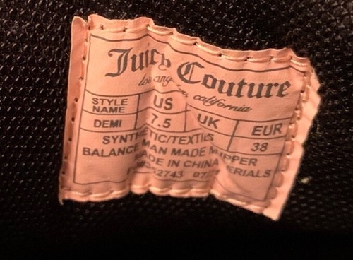 NUEVAS Tenis Juicy Couture Demi Plataforma Para Mujer Negro y Barbie Rosa Suelas 7.5 - Imagen 9 de 12