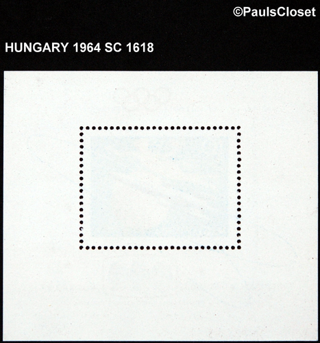 HUNGARY 1964 SC 1618 VOSKHOD 1 & GLOBE SPACE FLT OF 3 COSMONTS 10f SS MNH OG VF - Picture 2 of 2