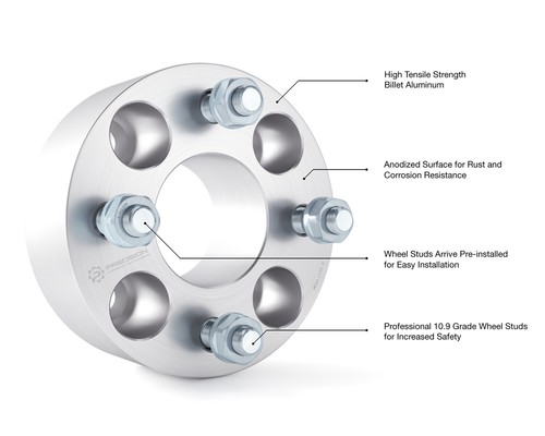 2pcs 2" Thick Golf Cart 4x4 Wheel Spacers | 68.5mm Hub Bore | Fits Yamaha - Bild 6 von 7
