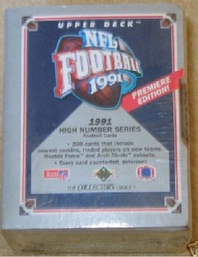 1991 Upper Deck High Number Series Football Factory Set (200) BRETT FAVRE Rookie - Picture 1 of 3
