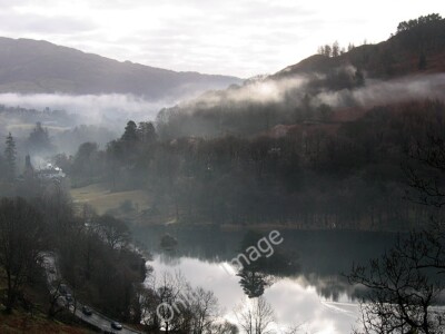 Photo 6x4 Mist over Rydal (2) Ambleside A winter morning with mist over t c2006