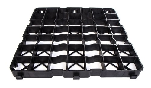 1m² Paddockraster Paddockplatten Paddockgitter Bodenraster 500x500x30 mm - Neu - Bild 3 von 7