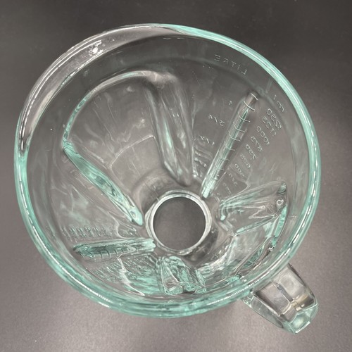 Vintage Hamilton Beach Blender Glass Pitcher & Replacement Pitcher Blade And Lid - Picture 7 of 11