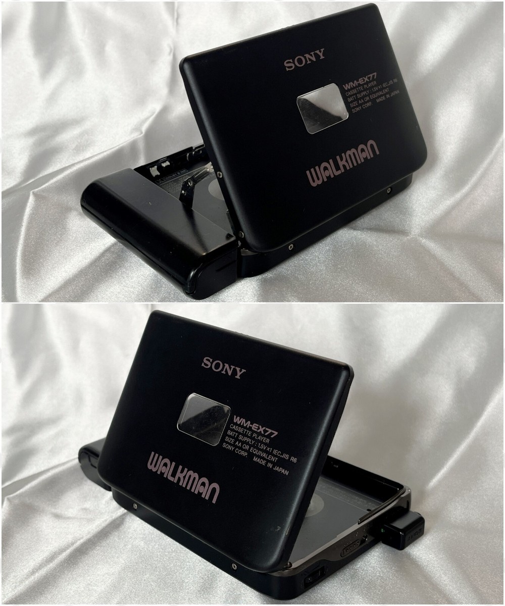 SONY WM-EX77 1992 Walkman W/accessories Cassette Player Made