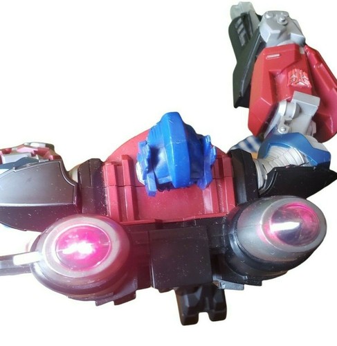 Transformers Hasbro Mega Power Bots Optimus Prime Kids Toy Talks Lights Up 2008 - Picture 9 of 9