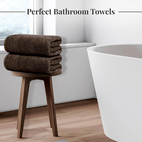 Pack of 4 Extra Large Bath Towels 30 X 60 Inches, 100% Cotton, Larger & Lighter - Picture 4 of 12