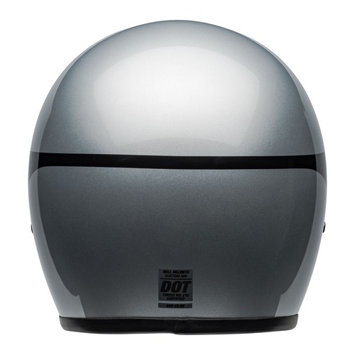 Bell Custom 500 06 Helmet - Chassis Gloss Silver / Black - Picture 8 of 11