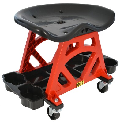 B-G Mechaniker mobiler Arbeitssitz - ergonomische Form Hocker Garage/Werkstatt/Detail