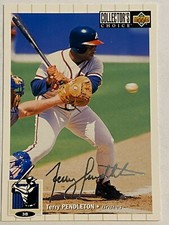 1994 Upper Deck #372 Terry Pendleton Atlanta Braves Silver Script