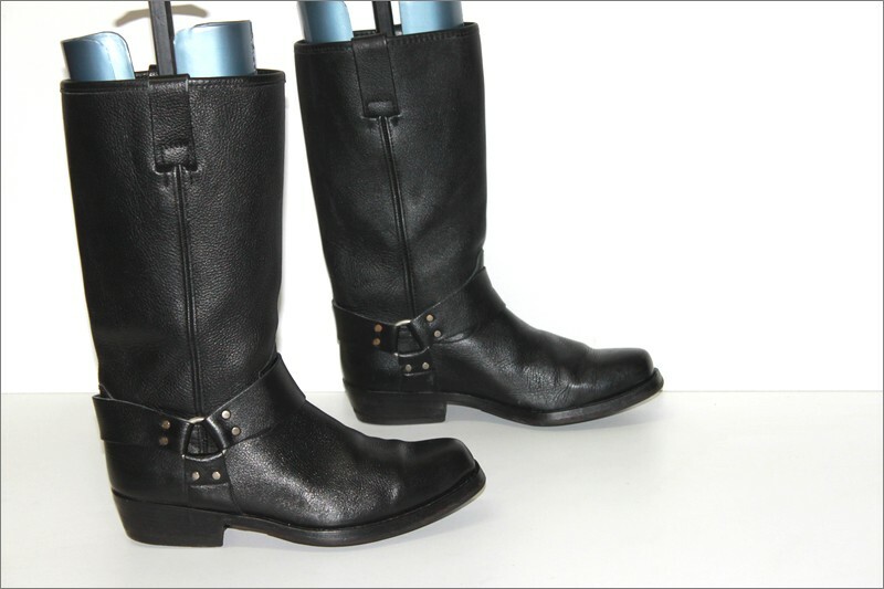 SANSTONE Stiefel BIKER schwarzes Leder gefüttert Leder T 42 BE SANSTONE Stiefel BIKER schwarzes Leder gefüttert Leder T 42 BE