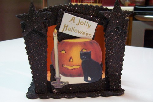 2009 Bethany Lowe/Casey Mack Halloween Jack-O-Latern Votive Holder Set/3 Retired - Picture 4 of 5