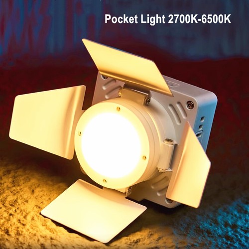 ZSYB W20B 20W Pocket Led Video COB Light 2700K-6500K 5000mAh Fill Light CRI95+ - Picture 2 of 9