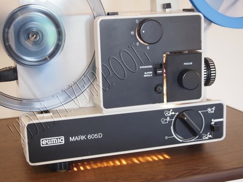 EUMIG 605D SUPER 8 STD 8 CINE MOVIE FILM PROJECTOR FULLY SERVICED - Picture 5 of 12