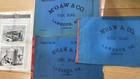 Moulding Works Antique McGaw and Co's Rare 1800s Lambeth London Wood Mould Lists