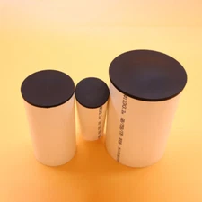 Black Hole Plugs 51.3~301.5mm Silicone Rubber Caps PVC Tube Insert End Seal Bung