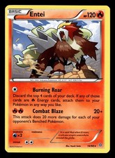 Pokemon Entei 14/98 Ancient Origins Rare Card