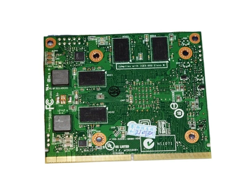 HP EliteBook 8570W Nvidia Quadro K1000M 2GB Graphics Card 010176C00-600-G - Image 3 of 4