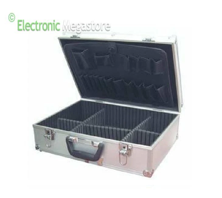 LAFAYETTE VALIGIA VALIGETTA ALLUMINIO PORTA UTENSILI PORTA ATTREZZI CON DIVISORI SCOMPARTI